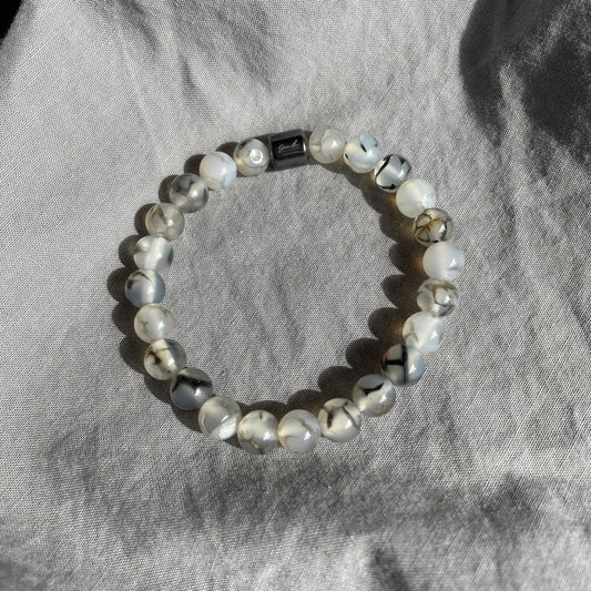 Dragon vein agate bracelet